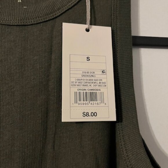 Lot of Five - A New Day Size S Tank Tops NWT - brown, navy, cream, olive & white - Picture 10 of 12